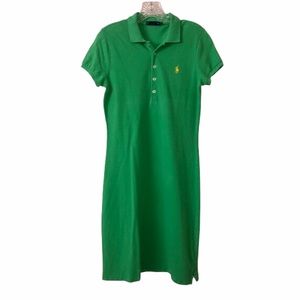 Ralph Lauren green polo shirt dress, Sz. M
